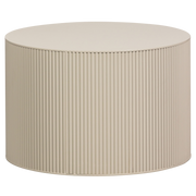 Set di 2 — Tavolino Sanne rotondo beige antico