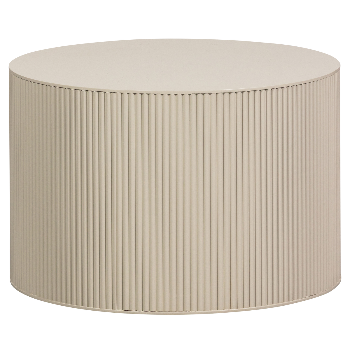 Set di 2 — Tavolino Sanne rotondo beige antico