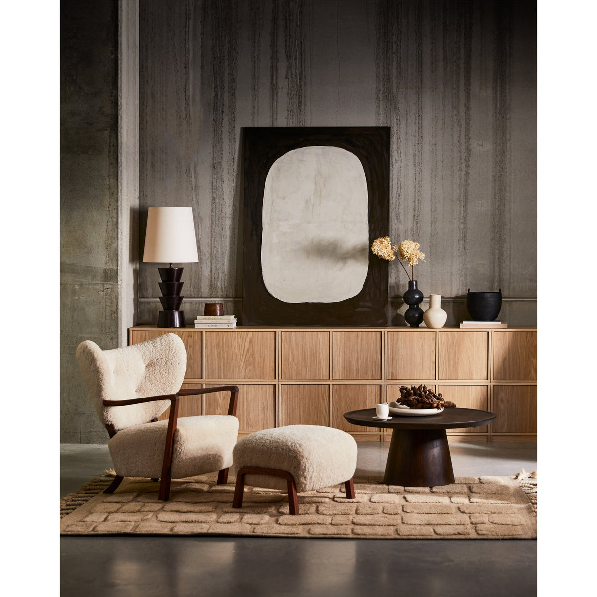 Mobile base modulair 77cm rovere naturale opaco