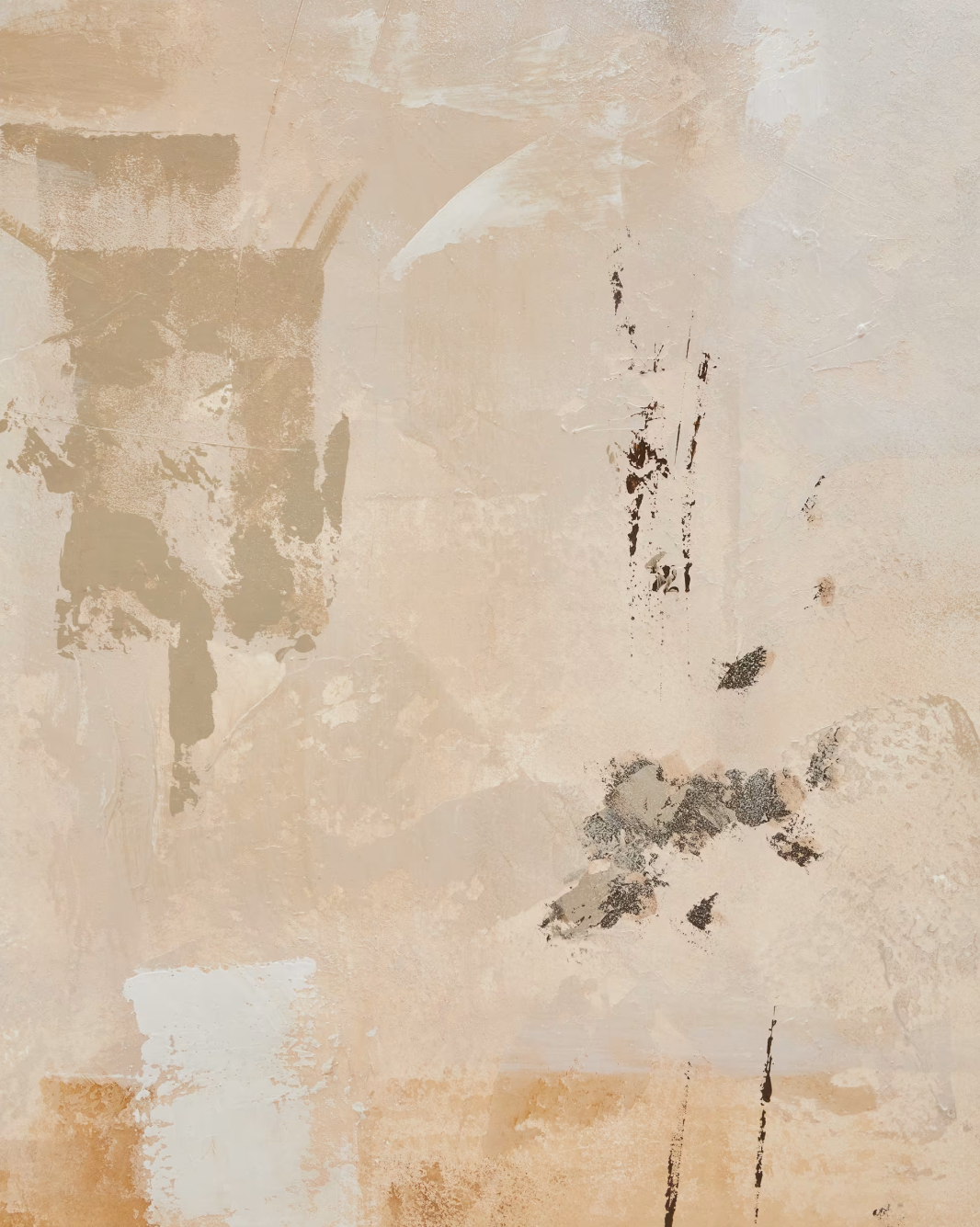 Quadro astratto Silpa beige scuro 200 x 120 cm