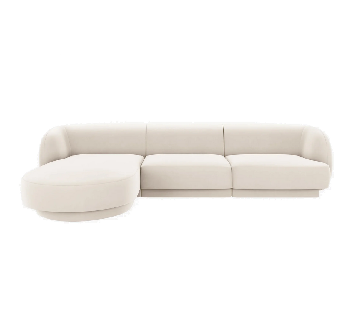 Divano Boucle, "Miley", 4 Posti, 255x156x70