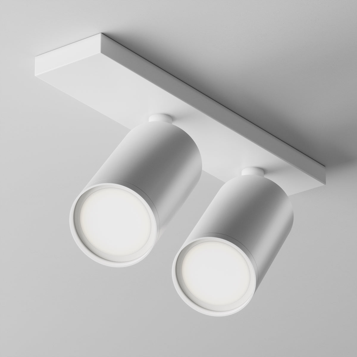 Lampada da soffitto FOCUS S GU10 2x10W - Maytoni - Bianco - C051CL-U-2W