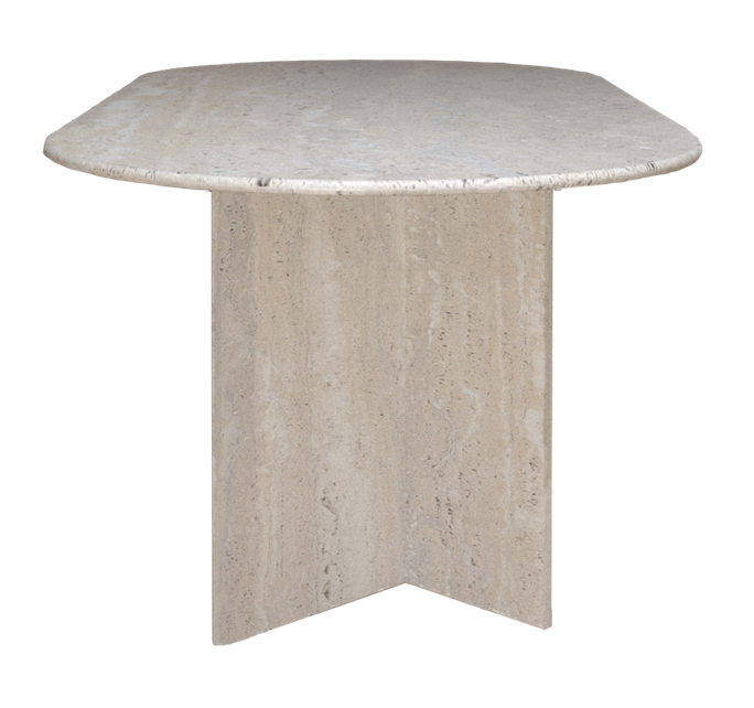 Table en pierre X 180x90cm - Fabriquée en Italie