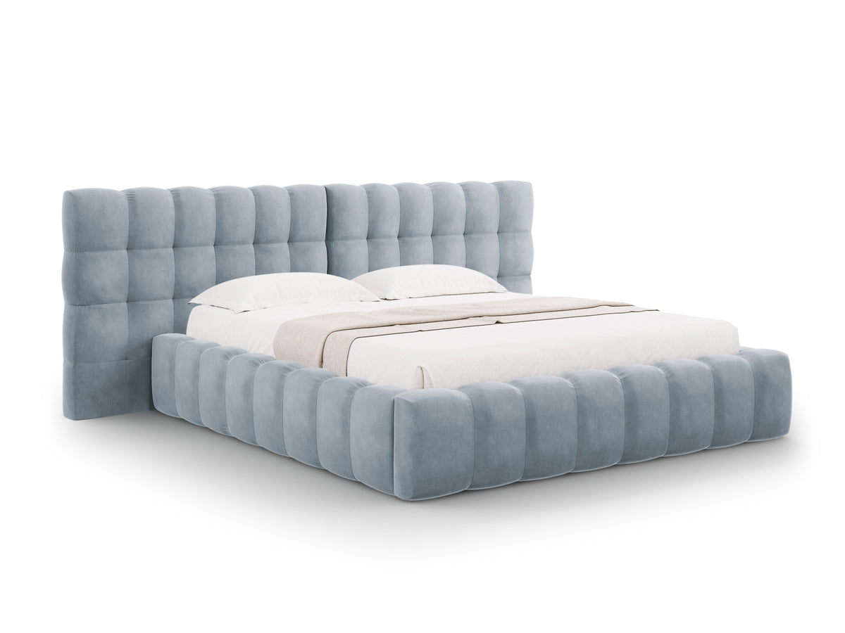 Letto contenitore con testiera doppia, "Mamaia", 230x350x100