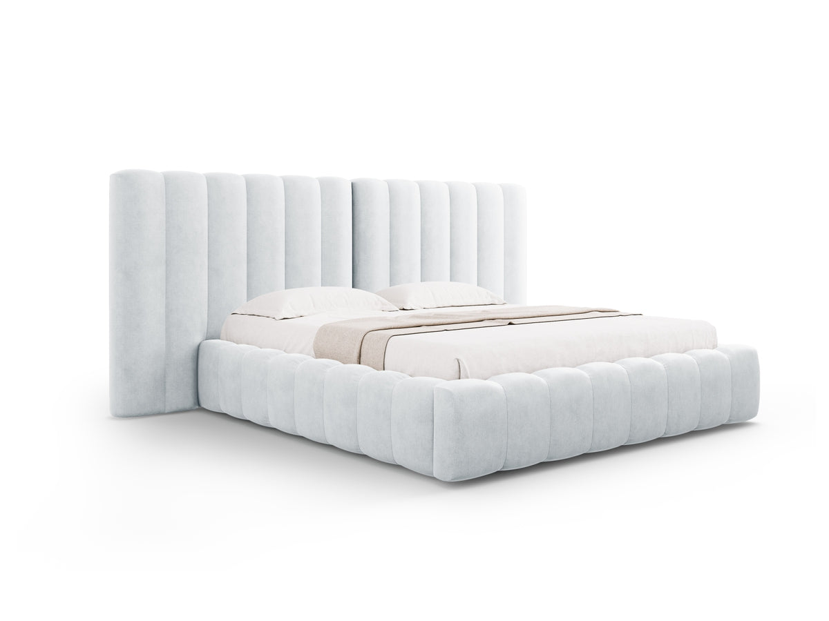 Letto contenitore con testiera doppia, "Kelp", 230x250x100