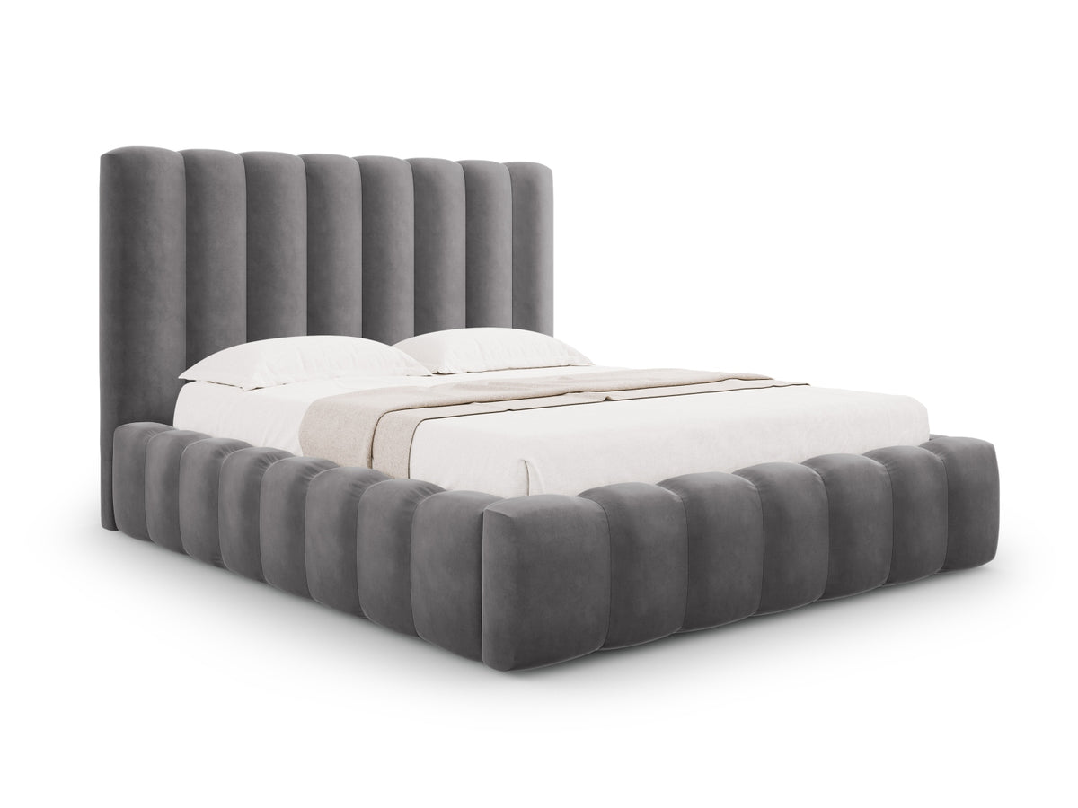 Letto contenitore con testiera, "Kelp", 230x225x125