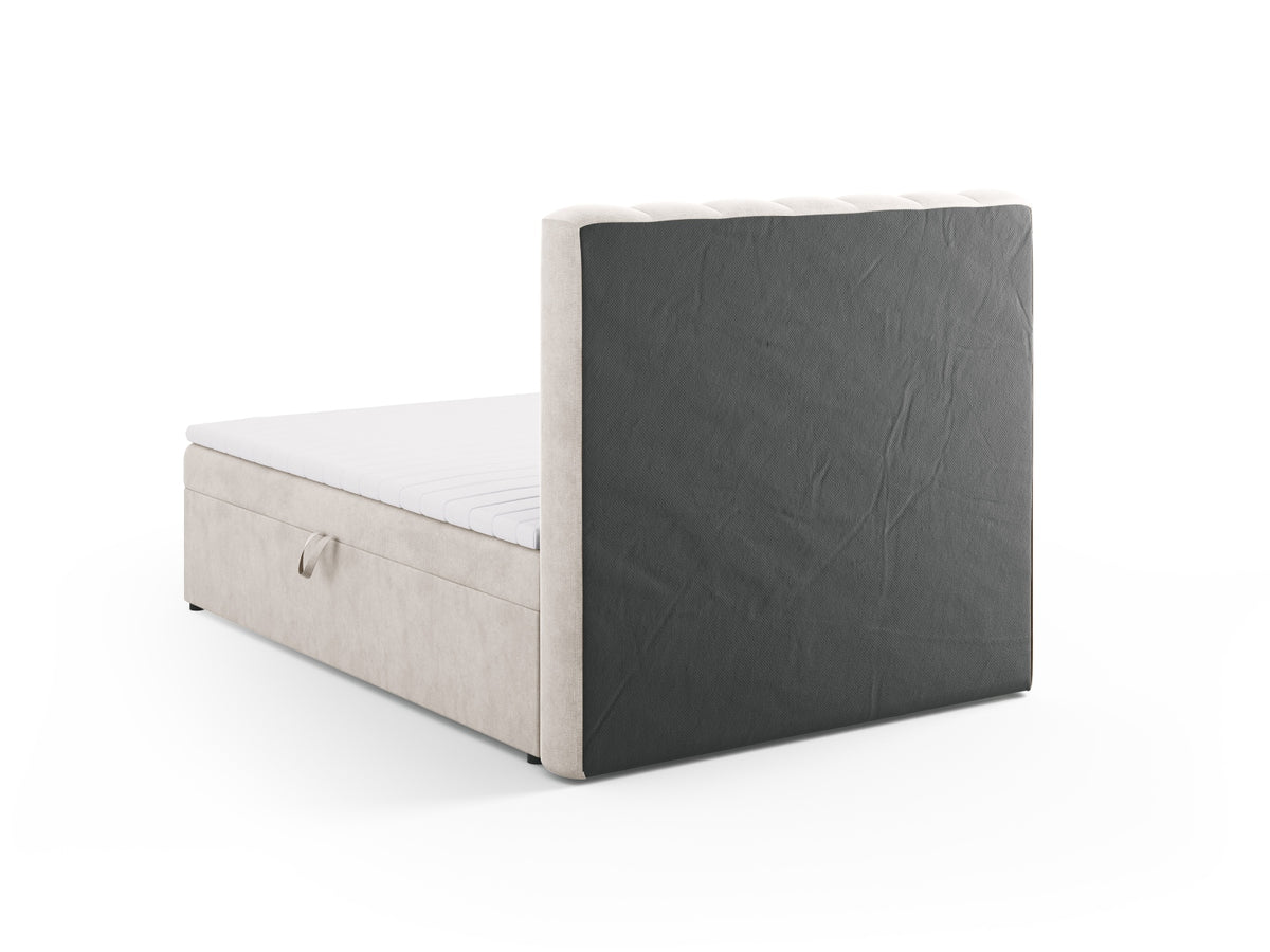 Letto: testiera + molle/materasso + coprimaterasso, "Kelp", 210x140x125