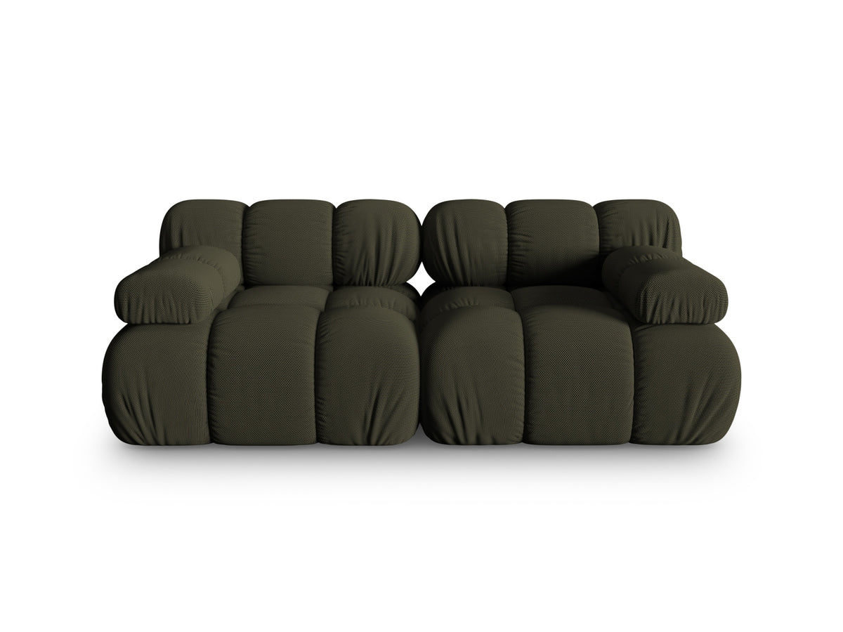 Divano Modulare, "Bellis", 2 Posti, 188x94x70 - Verde Amazon