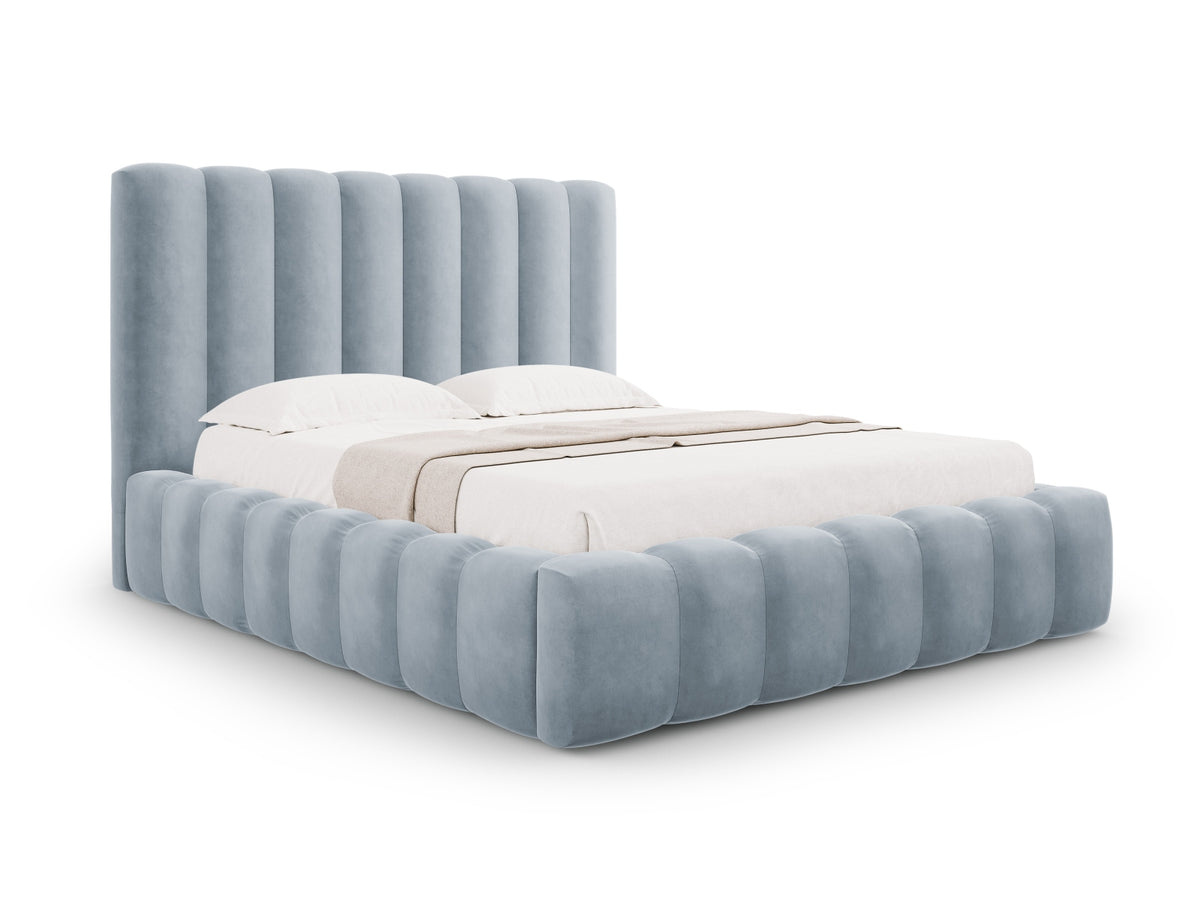 Letto contenitore con testiera, "Kelp", 230x225x125